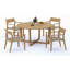 Sema Outdoor 5 - Piece Teak Dining Set