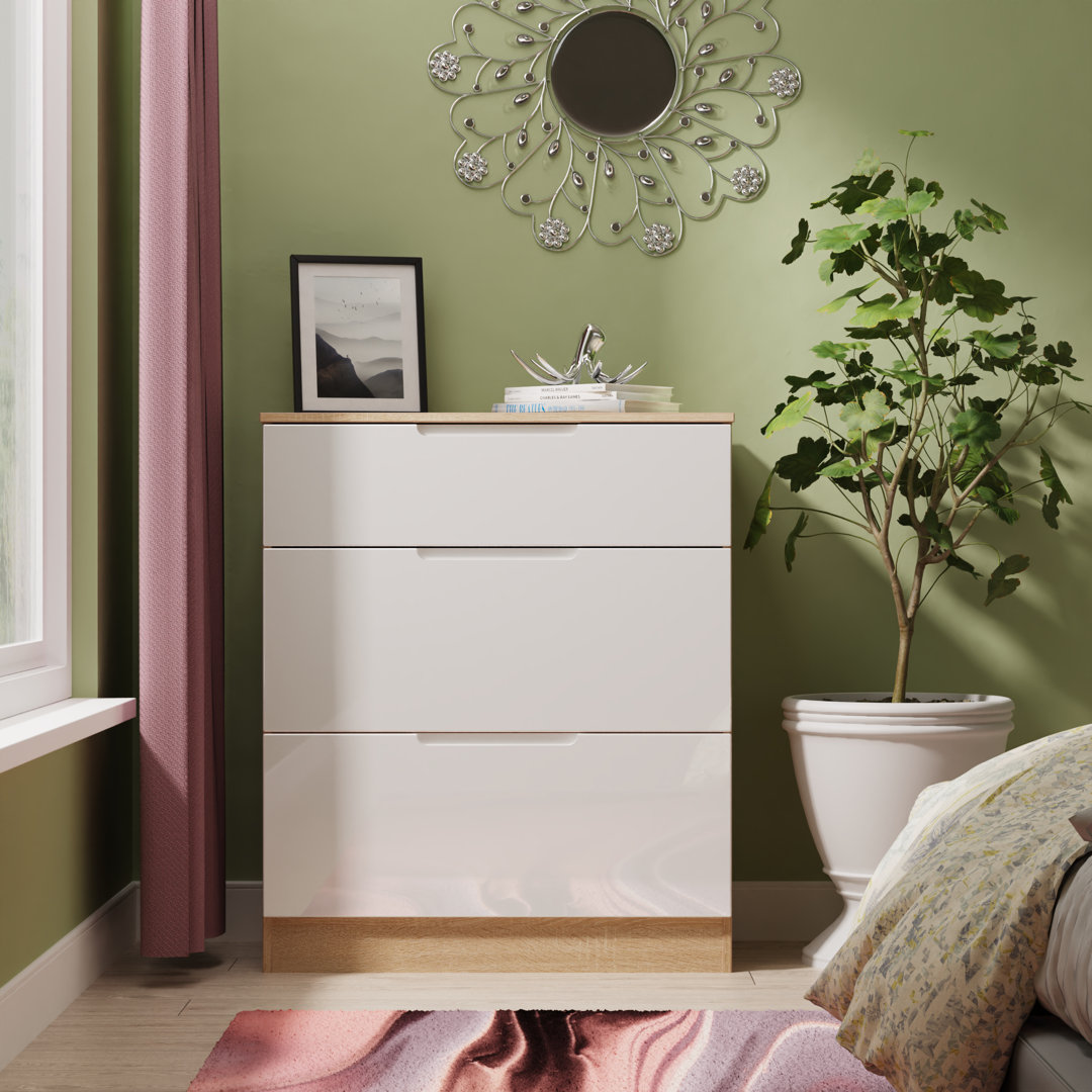74cm W 3 - Drawer Chest of Drawers