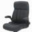 Medium Back Executive Office Chair With Flip-Up Arms, Black