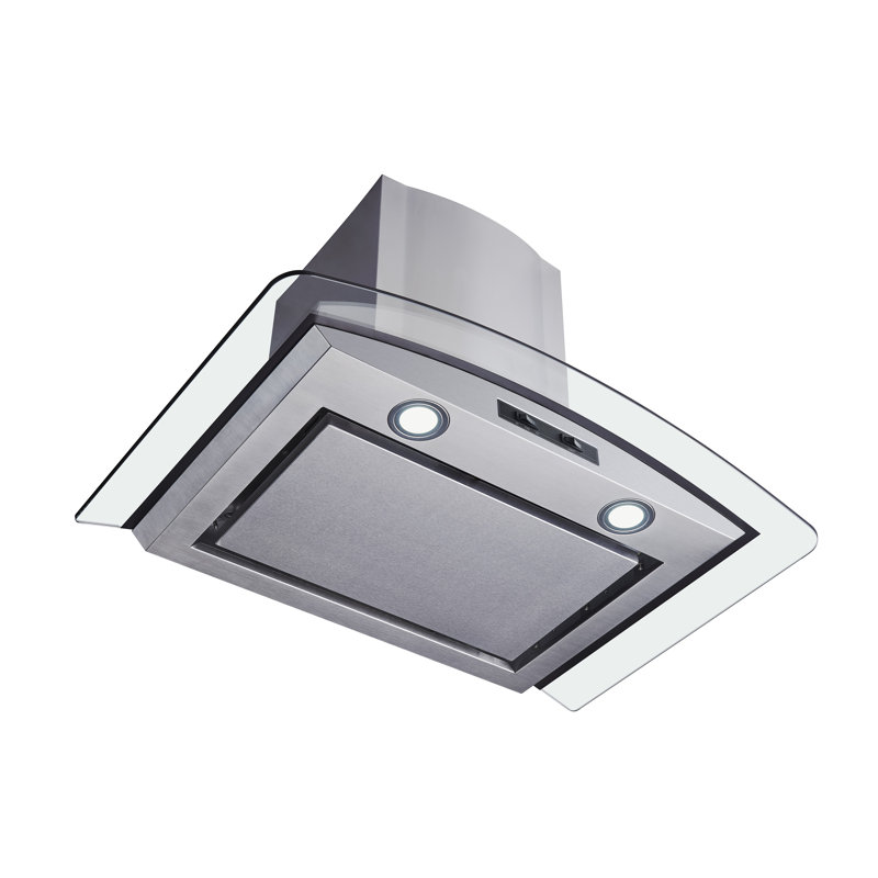 30" 400 CFM Convertible Wall Mount Range Hood in Stainless Steel With Filter Included