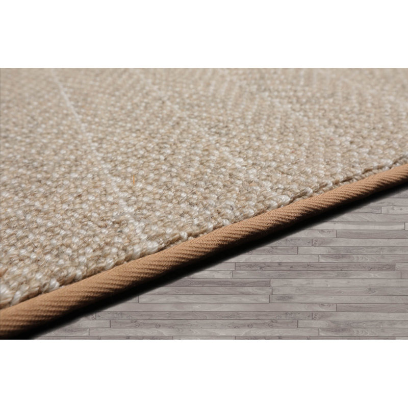 Tapis beige touffeté à la main multicolore à motif de chevrons contemporain, Rectangle 10 pi x 13 pi
