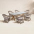 Cascade 6 - Person Rectangular Outdoor Dining Set with Cushions
