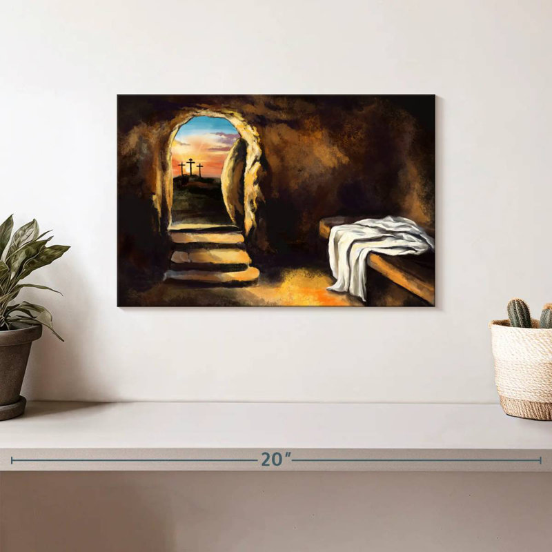 Adella Jesus Christ Has Risen, 8" H x 12" W
