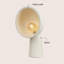 Lampe de table colonne DEL 17,5 po Claude