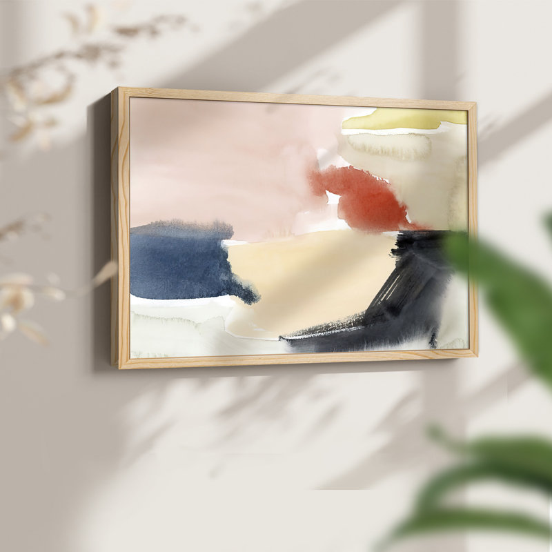 Aquarelle, aire de jeux II, reproduction encadrée, H 16 po x l 20 po, Naturel