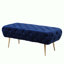 Banc rembourré en velours Barnsdall-1258048486