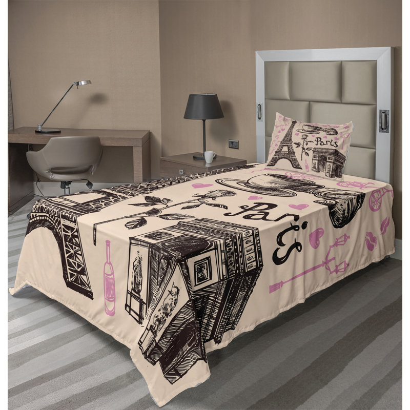Microfiber Sheet Set, Twin XL Sheet Set + Fitted Sheet + 1 Pillowcase