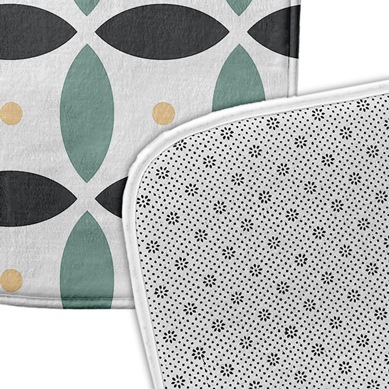 Tapis de bain Subline, L 17 po x L 24 po, Vert