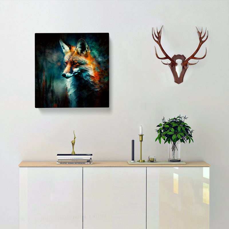 Fox Abstract Expressionism No.2 - Print