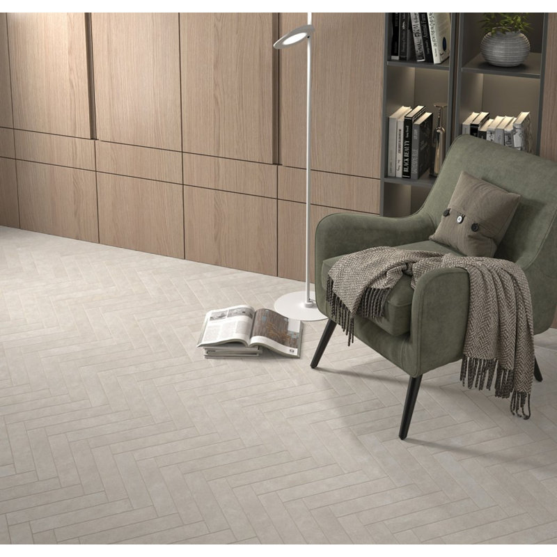 Stage 2.5 in. x 12 in. Stone-Look Porcelain Floor And Wall Tile (5.38 Sq. Ft. / Case), Taupe
