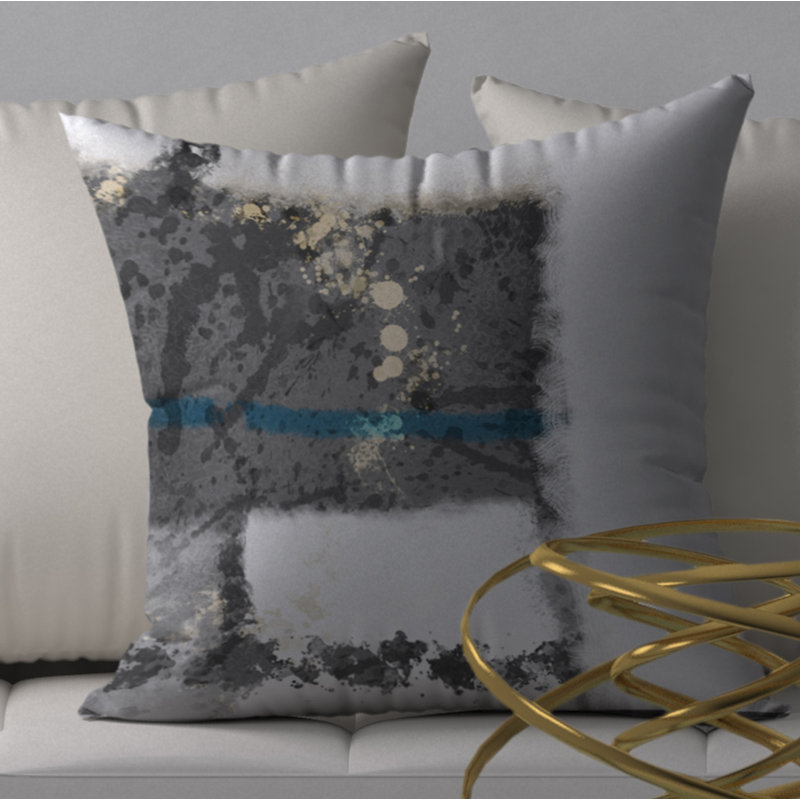 Reversible Throw Pillow, 18" x 18"