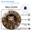 Horloge murale mignonne Fox