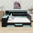 Modern Bed Frame with Built-in Charging Station and Storage Drawers-856530772