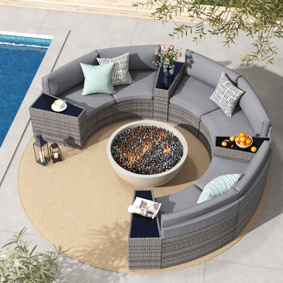 6 - Person Seating Group With Cushions