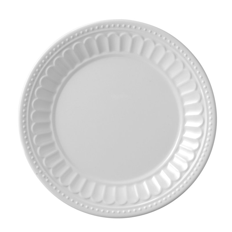Holbeach 6" Melamine Saucer Set, White