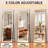Ivy Bronx LED Bathroom Mirror with Lights – Tempered Glass, Anti-Fog, Dimmable, 3 Color Modes, Wall-Mounted & 3-Year Warranty