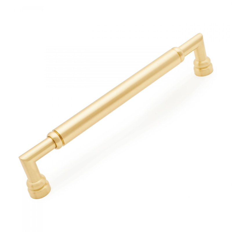 Cylinder Appliance Pull, Satin Brass