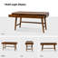 Edward 152.4cm W Mid-Century Modern Solid Wood Base Computer Desk with Power Outlet