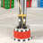 64.8" Tall Standing Iron Nutcracker with Lantern & LED Lights "Lucien"
