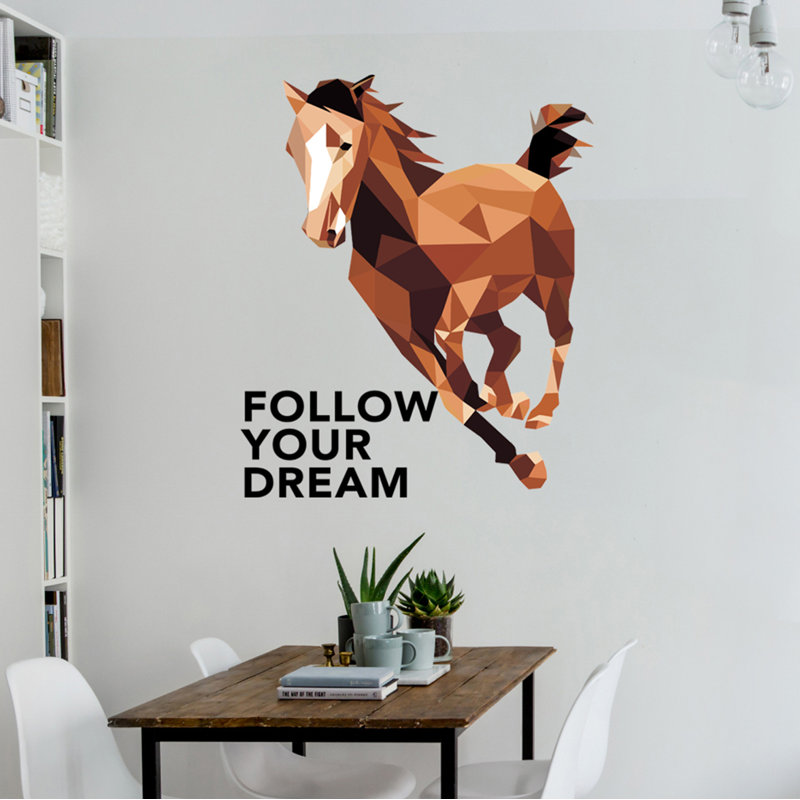 Wall Decal, 46" H x 50" W
