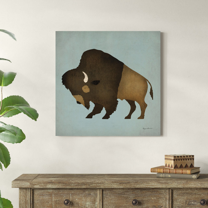 Buffalo Bison I, H 30 po x l 30 po