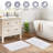 Subra Rectangular Cotton Reversible Greek Key Infinity Border 2 Piece Bath Mat-995198926