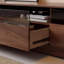 Meuble télé simple en bois massif au design rétro