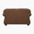 Aurian 64" Traditional Top Grain Leather Upholstery Loveseat with Sophisticated Nailhead Trim, Stylish Espresso Wood Feet