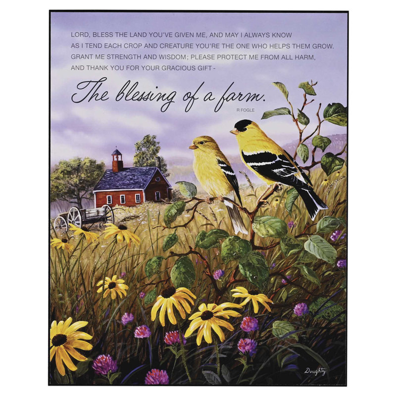 Plaque murale «Farmers Prayer»