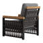 Fauteuil d'appoint Naru gris