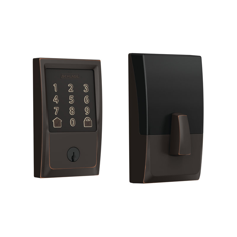 Encode Smart WiFi Deadbolt with Century Trim, Yes, Aged Bronze