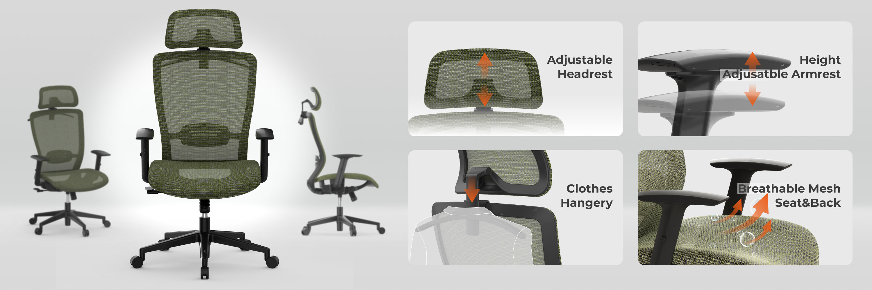 Inbox Zero Breathable Ergonomic Mesh Office Chair With