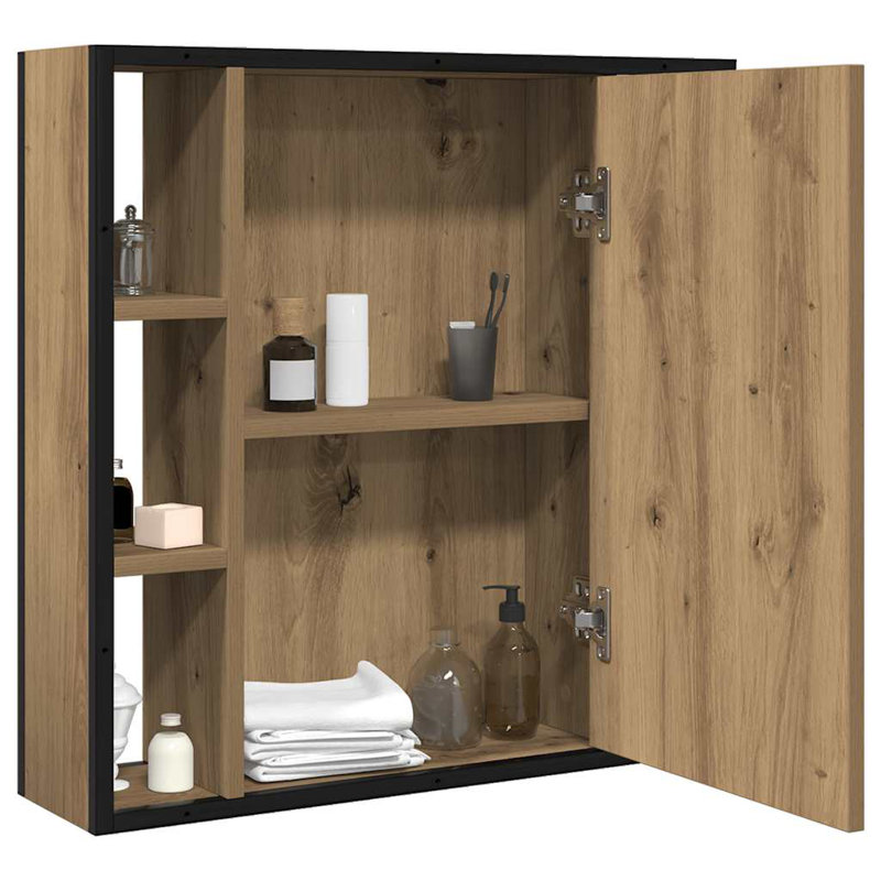 No Mounting / Installation Required Bathroom Cabinet, Antisan Oak