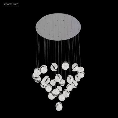 Crystal Ice 27 - Light LED Pendant