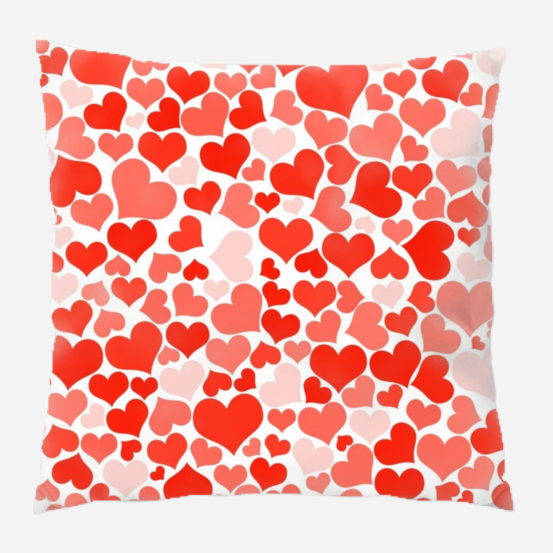 Coussin abstrait, Intérieur, Orange
