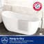 Tapis pour baignoire de douche en mousse Arm & Hammer Performance, 21 po x 21 po-103763828