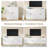 31.5'' Modern Storage Cabinet with 2 Doors, Adjustable Shelf and Soft Close Hinges, Modular Cabinet for Living Room