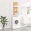 Awaab Solid Wood Linen Cabinet-1417994753