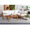 Ensemble de canapé modulaire 5 pièces avec coussins