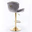 Anmar Swivel Upholstered Adjustable Height Counter Stool with Metal Frame-1258154658