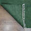 Tapis d'intérieur tissé à la main en coton et polyester vert foncé-2064842889