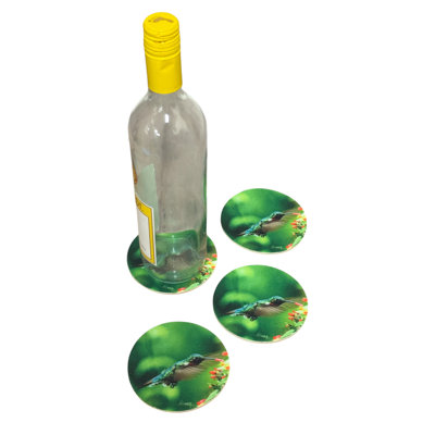 Set of 4 Hummingbird Coasters