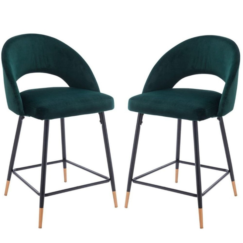 Tabouret de bar Crawfordsland 30, Vert