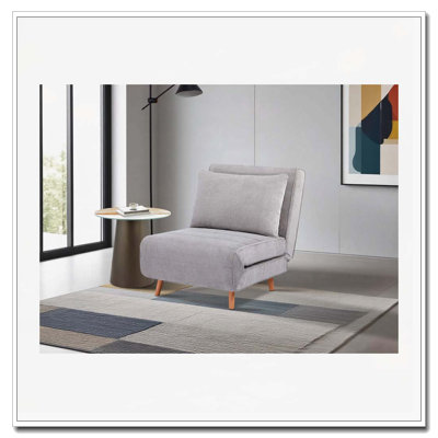 Fauteuil d'appoint rembourré convertible