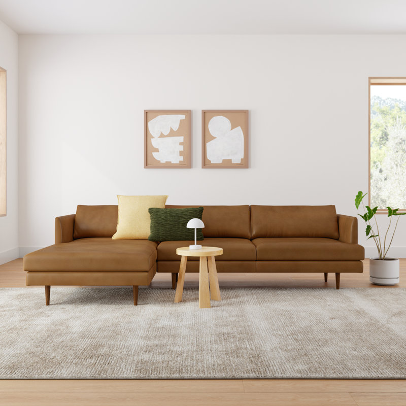 Miller Genuine Leather 2 - Piece Sectional