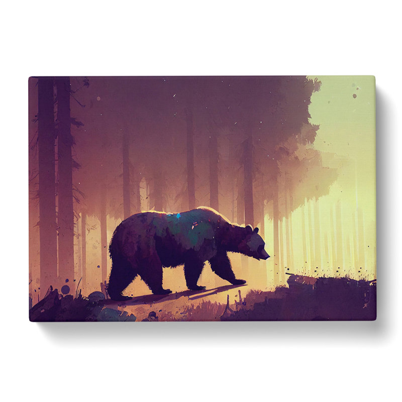 Bear Vol.3 Abstract - Wrapped Canvas, 40cm H x 60cm W x 3cm D