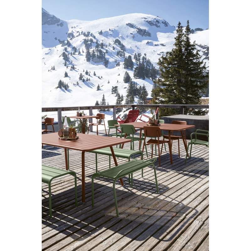 Studie Outdoor Dining Side Chair, Latte Beige