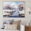 «Snow River Wonderland III», reproduction sur toile