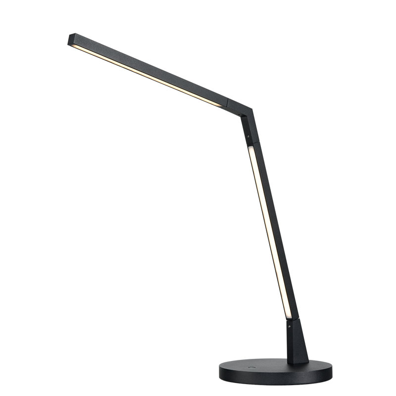 Adjustable Black Aluminum LED Desk Lamp