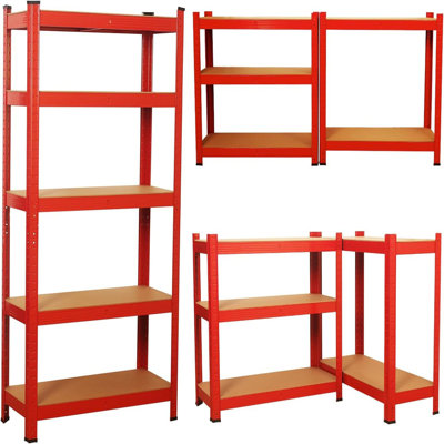 90cm W Metal Height -Adjustable Storage Rack